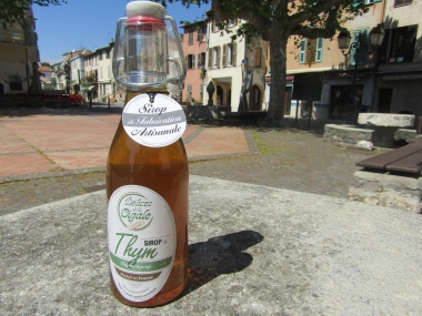 Sirop artisanal de Thym sans conservateurs 25cl : Sirops Artisanaux