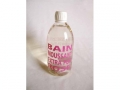 Bain moussant, flacon 500 ml en verre, parfum Rose