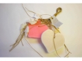 Breloques gros coeurs et petits coquillages