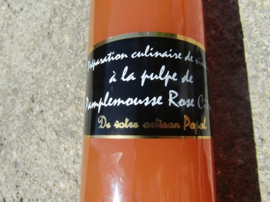 Vinaigre à la pulpe de Citron/Pamplemousse Rosé - 250ml : Vinaigres